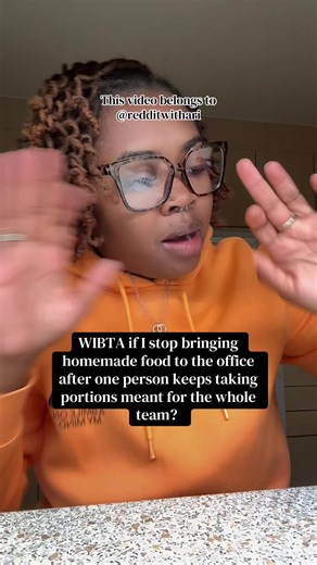 THIS IS NOT MY STORY. THIS IS A REENACTMENT FROM AN ANONYMOUS REDDIT STORY. Here’s the link to the story on Reddit: https://www.reddit.com/r/WIBTA_AITA/comments/1ta6owu/wibta_if_i_stopped_bringing_homemade_food_to_the/?utm_source=share&utm_medium=ios_app&utm_name=ioscss&utm_content=1&utm_term=1 #reddit #redditreadings #redditstories #reddit_tiktok #redditwithari