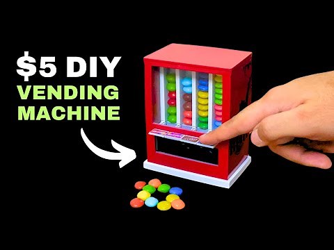 I made a Skittles vending machine [3D Printed]