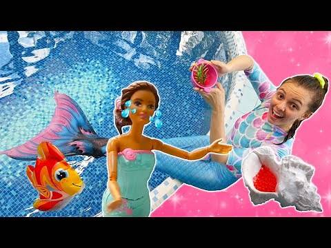 Las lágrimas mágicas de la sirena. Vídeos de Barbie sirena. Vídeos para niñas