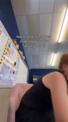 Courtney 🌻 on Instagram: "I had a lot of questions about this in a recent ‘how to correctly make students books’ video, so I hope this is helpful!! You can use the colour highlighter system on regular pieces of written work too by highlighting green if there are errors etc, pink if it’s using the features you’re after (or whatever colours you choose to use in your room!) As a new teacher it can be difficult to decide how to best mark books so it doesn’t take you 1000 years but is also useful to