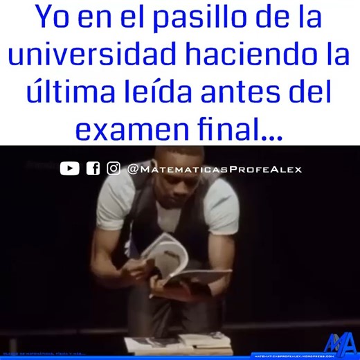 Matemáticas Profe Alex on Instagram: "Una repasada y pasamos 😎😅🤣#matemáticasprofealex #humor"