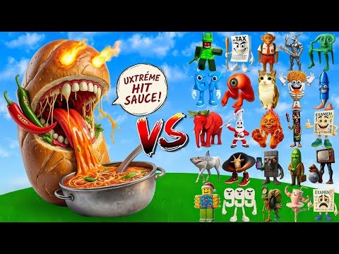 BANH MI RAM RAM vs All MEME Brainrot Bosses | Minecraft Mob Battle
