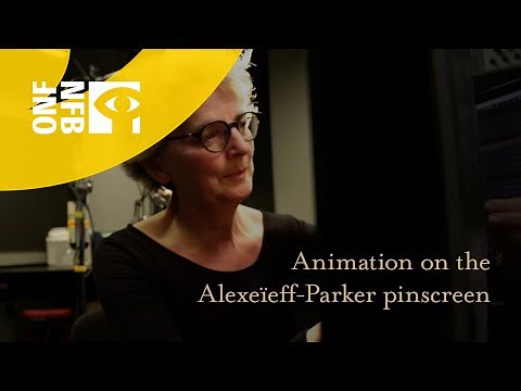 Animation on the Alexeïeff-Parker pinscreen