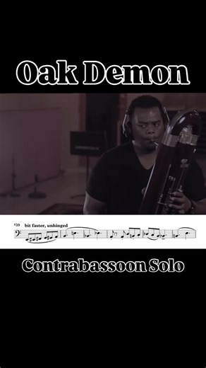 Anthony Parnther on Instagram: "Can the contrabassoon serve as a solo instrument? It turns out that it can! Years ago I turned to film composer Dave Volpe to see if he’d write something special for solo contrabassoon. A few weeks later, he sent me Oak Demon. I loved the title immediately. Interesting fact: I’ve never gotten to perform the piece live. I sight-read it at the studio the day we recorded it. However, legions of bassoonists worldwide have performed it on juries and recitals, and it’s 