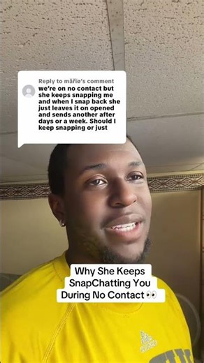 ăřïø If she’s still SnapChatting you during no contact, it’s not random