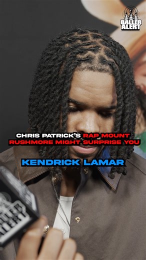 Chris Patrick gives Kendrick his flowers & shares his rap GOAT Mount Rushmore . Is his list valid?? #ChrisPatrick #kendricklamar #rap #hiphop #reels | Baller Alert