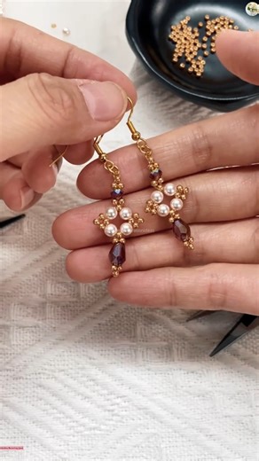 42K views · 685 reactions | DIY Beautiful Pearl Earrings  | Wedding Decoration Ideas | Facebook