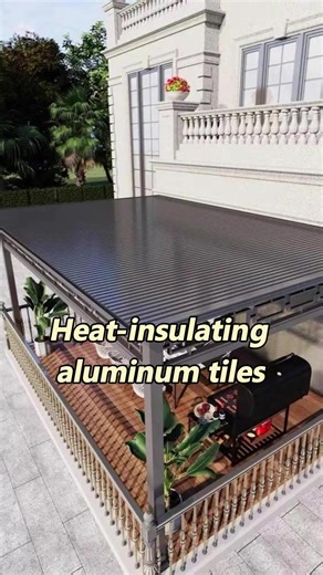 Heat-Insulating Aluminum Tiles for Your Outdoor Space