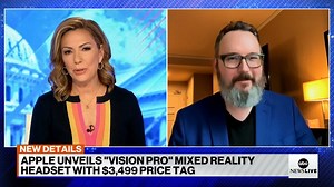 5.5K views · 85 reactions | CNET Editorial Director Dan Ackerman says that Apple's new "Vision Pro" mixed reality headset is "really a proof of concept more for software developers to start building stuff for future hardware." | ABC News Live | Facebook