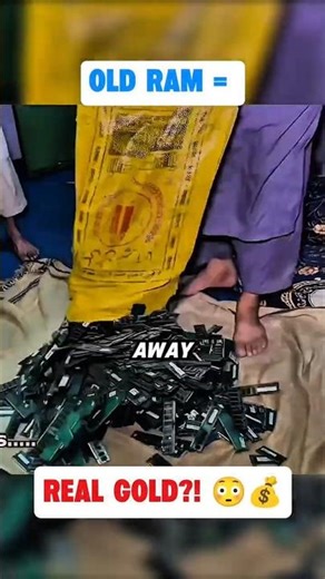 You’re Throwing Away GOLD in Old RAM 😳 Extracting Real Gold from E-Waste!