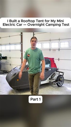 Rooftop Tent for Mini Electric Car: Camping Test