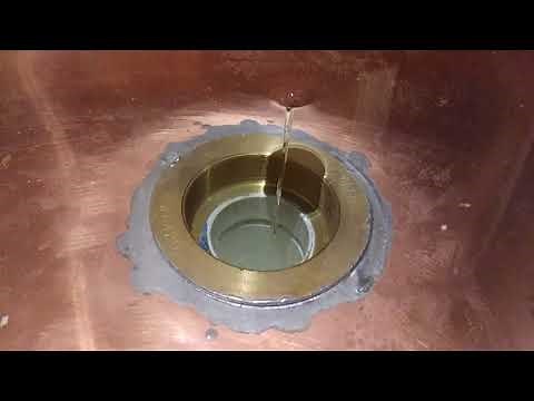 Water down the drain