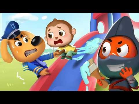 🔴LIVE｜เล่นกลที่สนามเด็กเล่น🤡｜การ์ตูนเด็ก｜เบบี้บัส｜นายอำเภอลาบราดอร์｜Kids Cartoon | BabyBus