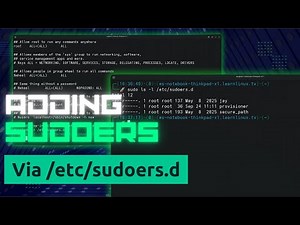 How to Add Sudo Users in Linux Using /etc/sudoers.d