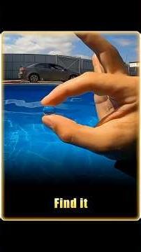 A Transparent Water Ball Hidden in the Pool, Find It and Win $50,000! #challenge #foryou #fyp