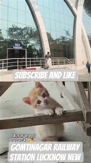 gomtinagar railway station lucknow new look train 🚂🚂🚂🚂🚃🚃🚃