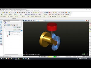 MasterCam X5 || 4-Axis Mill Example || Rotary Mill