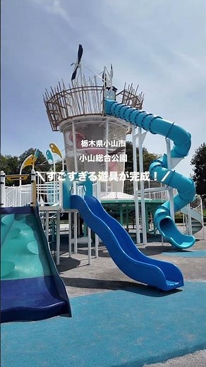 【栃木県小山市】すごすぎる遊具が完成！小山総合公園