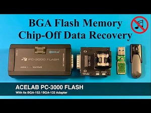 PNY 32GB USB Flash Drive Data Recovery - Damaged Controller Part 2 - Chip-Off PC-3000 Flash No Music