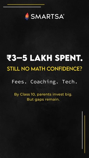 ₹3–5 lakh spent till Class 10. Still no math confidence. Why? #indianparents #parenting #education