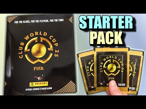 *NEW* FIFA CLUB WORLD CUP 2025 STARTER PACK OPENING | Sticker Album & 10 Pack Opening