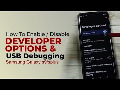 Enable Developer Options Samsung Galaxy S9/S9+ | Turn On USB Debugging (Step-by-Step)