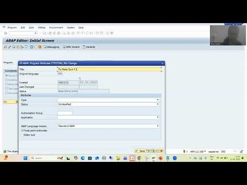 26 - ABAP on HANA - Eclipse - Creation of Simple Program
