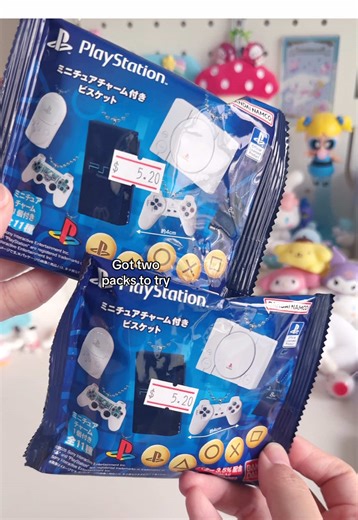 playstation blindbags!!! 😆☺️😠 I also want the gashapon one with sounds 🥹🥹🥹🥹 #playstation #sony #ps5 #blindbox #unboxing