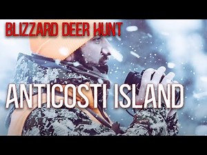 Blizzard Hunting Whitetail Deer on Anticosti Island, Quebec