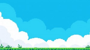 Pixel Cloud Background Retro Video Game Stock Footage Video (100% Royalty-free) 3452831561 | Shutterstock