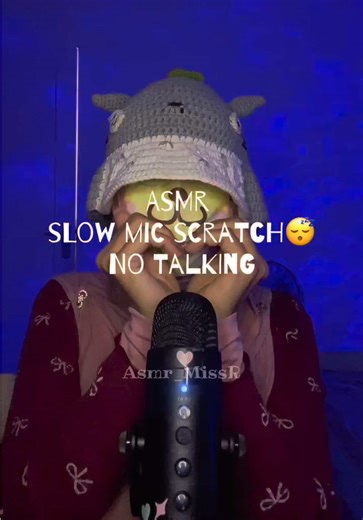 ASMR Slow Mic Scratch for Relaxation