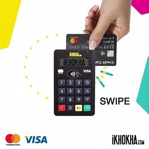 Your customers can insert, swipe or tap with an iKhokha card machine! Easy To Use | No Monthly Service Fees | Low Rates | Quality Customer Support | Free Delivery | iKhokha