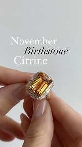 Celebrate November with the warm glow of Citrine, a gemstone that radiates positivity, prosperity, and joy. Known as the ‘Stone of Success,’ Citrine’s vibrant golden hue brings warmth and energy to brighten the colder days. Perfect for those born in November or anyone needing a little sunshine in their life! 🌞✨ https://bit.ly/3UqjhwH | Effy Jewelry