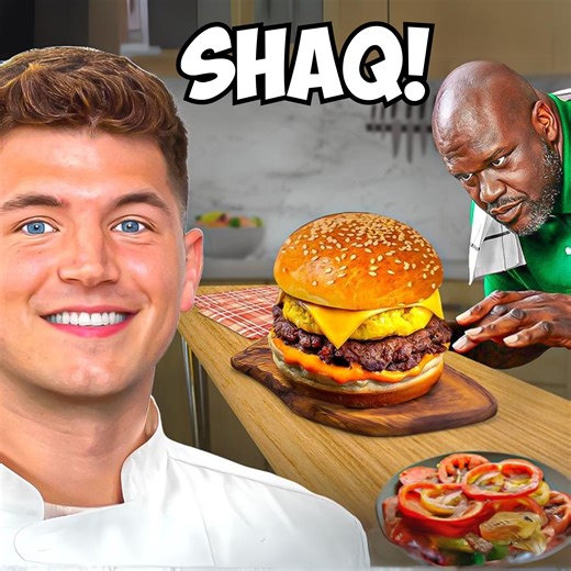 Shaq Challenged Me To A Burger Cookoff! 🍔 | Nick DiGiovanni