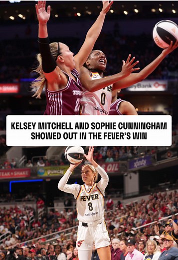 Kelsey Mitchell, Sophie Cunningham Propel Indiana Fever to Fourth Straight Win