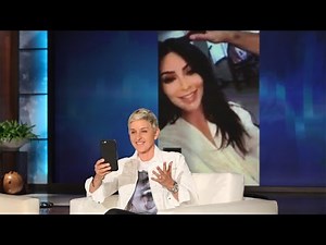 Ellen FaceTimes with Kim Kardashian