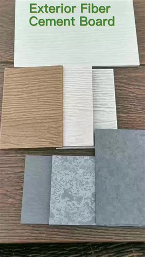 Vertical Siding Weatherboard Fibre Cement Cladding Customized Color /grey External Cladding