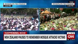 A week after the Christchurch mosque attacks, New Zealand broadcasts the Muslim call to prayer and observes two minutes' silence in memory of the 50 people killed in the shootings: https://cnn.it/2JwNnwB | CNN International