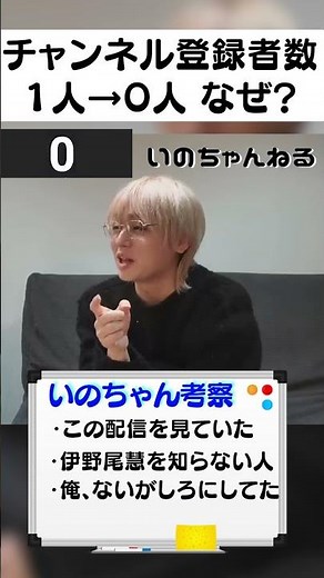 Ino Channel [Clip] Why did it become 0 people?