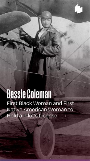 You’ve heard of Amelia Earhart’s famous flight, but do you know Bessie Coleman’s incredible story of determination? ✈️ women’s history black history month women in aviation education fyp | National Women's History Museum