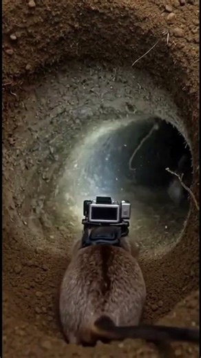 Pocket Gopher POV #animals #nature #pov #wildlife #underground