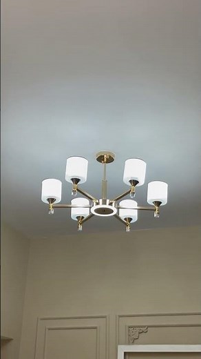 ✨ Modern Chandelier Installation | Elegant Home Lighting 💡
