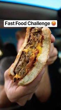 I Ate Whatever the Person in Front of Me Ordered at the Drive-Thru 😰 (Burger King)