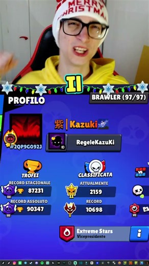 VOTO IL PROFILO DI KAZUKI SU BRAWL STARS!⭐#BrawlStarsItalia #Voto #Profilo #Kazuki #Gaming #Shorts