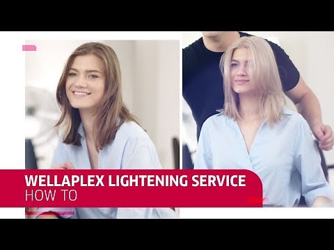How to use our Wellaplex Lightening Service | Wella Professionals