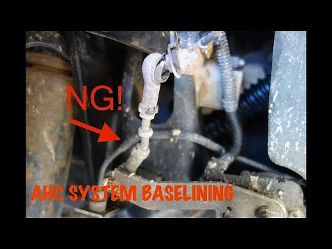 How to check AHC baseline pressures for 100 series trucks, LX470 and Land Cruiser, with a surprise!