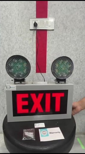 EMERGENCY EXIT LED LIGHT BIS CERTIFIED