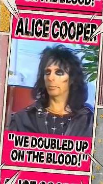 ALICE COOPER went all out on the gore for this classic tour! #alicecoopershorts