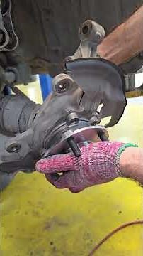 Mazda how to change front wheel bearing #automotive #carmaintenance