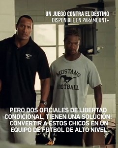 #SeanPorter y #MalcolmMoore, serán su esperanza. #UnJuegoContraElDestino, disponible en #ParamountMás | Paramount+ | Facebook